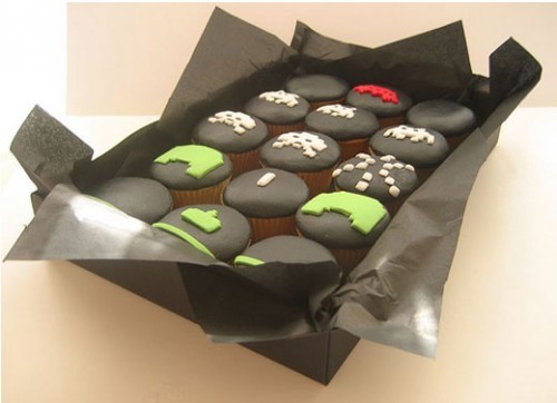 space invaders cupcake 3 500x362 Space Invaders в кексах