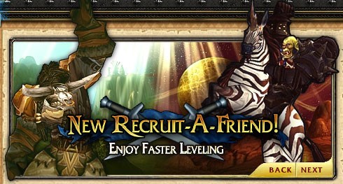 wow recruit a friend 1 WOW и рекрутинг