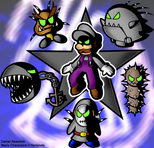 dark_mario_and_friends_by_kritter5x dark mario and friends by kritter5x 500x482 Исследовать темную сторону