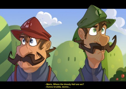 Lost_plumbers_by_Javas Lost plumbers by Javas 500x352 45 дизайнов Марио