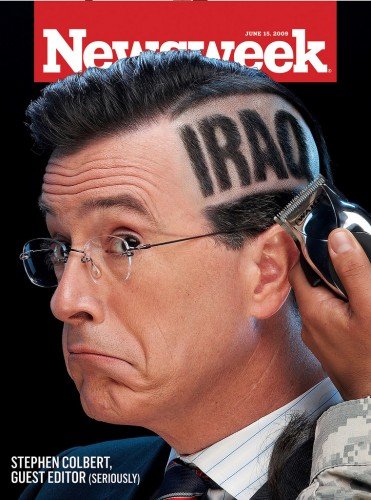 newsweek-colbert newsweek colbert 371x500 Колберт редактирует Newsweek