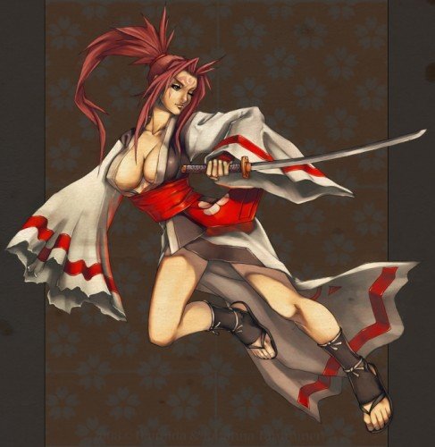 Baiken by juuhanna 487x500 Файтинги и сиськи
