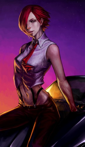 KoF   Vanessa by Erina 291x500 Файтинги и сиськи