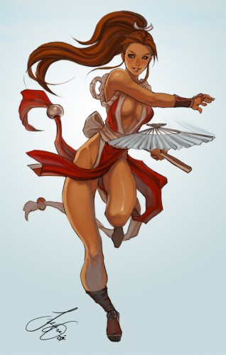Mai Shiranui by kamillyonsiya 318x500 Файтинги и сиськи