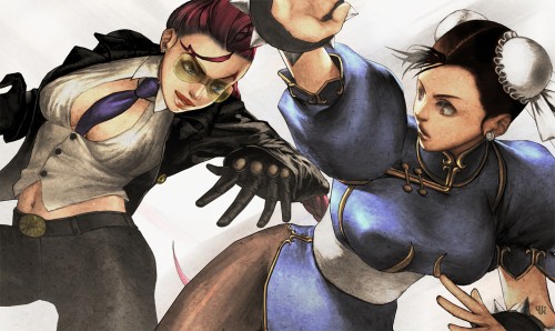SF4 art contest by y u k i k o 500x298 Файтинги и сиськи