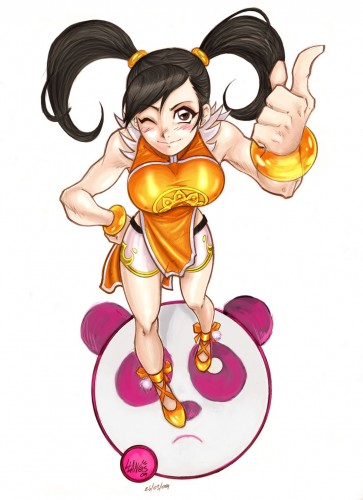 Tekken   Ling Xiaoyu by ONELOUSYCAT 363x500 Файтинги и сиськи